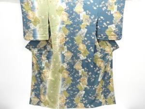 重ね色紙に花古典柄刺繍付け下げ訪問着